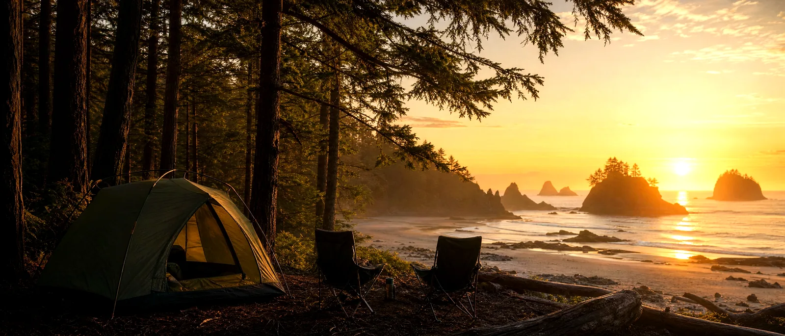 Camping gear rentals on Vancouver Island